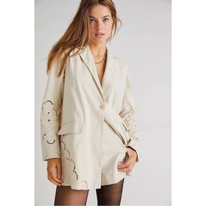 NWT Free People Sweet Illusions Cutwork Suit Set